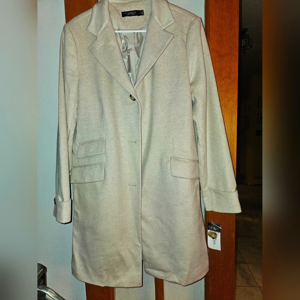 Ralph Lauren - Lauren Beautiful, Elegant Beige Women's Coat